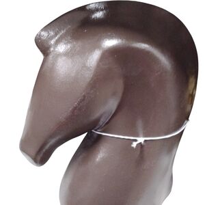 Brown Horse Head Sculpture